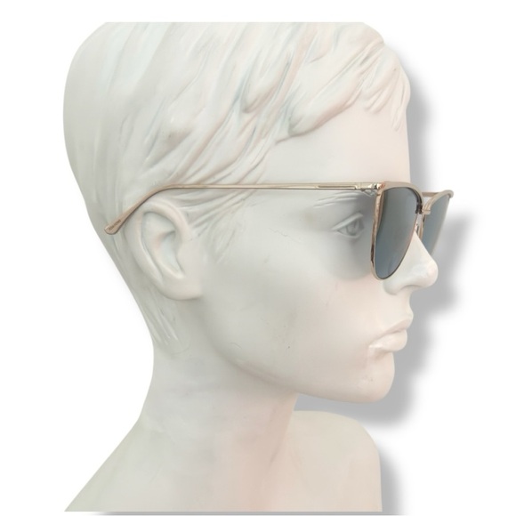 TOM FORD Veronica Cat-eye Semi Mirrored Sunglasses Gold Frame TF684 28W NEW - Picture 6 of 16